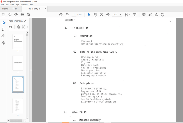 CAT RH120C Hydraulic Shovel Operation and Maintenance Manual BI015841 - PDF DOWNLOAD