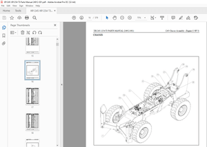 Xtreme Telehandler XR1245-1254 T3 Forklift Parts Manual (24912-001) PDF