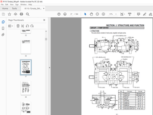 Hyundai RD110-7 Crawler Excavator (India) Service Manual 2023 PDF