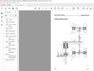 Komatsu Avance Loader WA600-3 Shop Manual SEBMW01401 PDF
