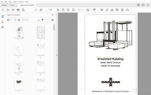 Baumann Forklift ECU 30-28/14-12,4/75 TR TR KG Parts Manual_SN_96939 – PDF DOWNLOAD