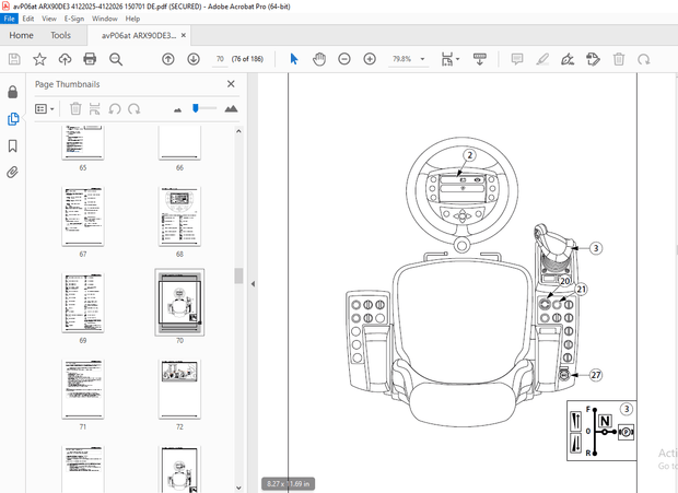 AMMANN ARX 90 Deutz Bedienungsanleitung (P06412DE) PDF