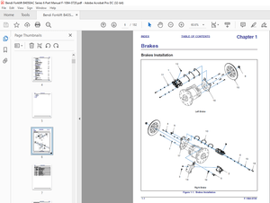 Bendi Landoll B40/50AC Series 6 High Lift and Deep Reach Forklifts Parts Manual – PDF DOWNLOAD