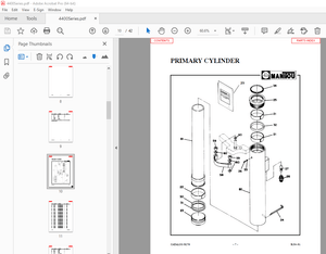 Manitou Forklift 4400 SERIES 3 STAGE MAST Parts Manual – PDF DOWNLOAD