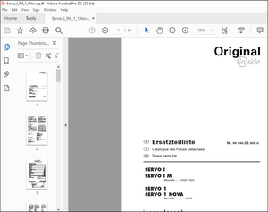 Pottinger Tractor SERVO I SERVO I M SERVO I SERVO I NOVA Spare parts list Manual – PDF DOWNLOAD