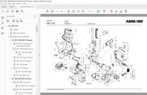 AMMANN AP 240 PNEU TYRED ROLLER PARTS MANUAL 3027199 - PDF