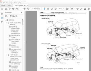 Mitsubishi Pajero 2001 Chassis Workshop Manual (Vol 1 &amp; 2) PDF DOWNLOAD