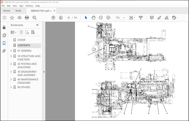 Komatsu Trash Compactor WF650T-3 Shop Manual SEBM027401 – PDF DOWNLOAD