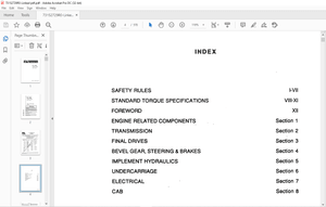 Fiatallis FL 14E Crawler Loader Service Manual - PDF DOWNLOAD