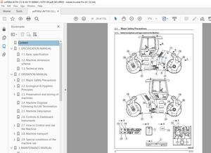 Ammann AV 70 X Tandem Roller Operating Manual SN 3008841 - PDF