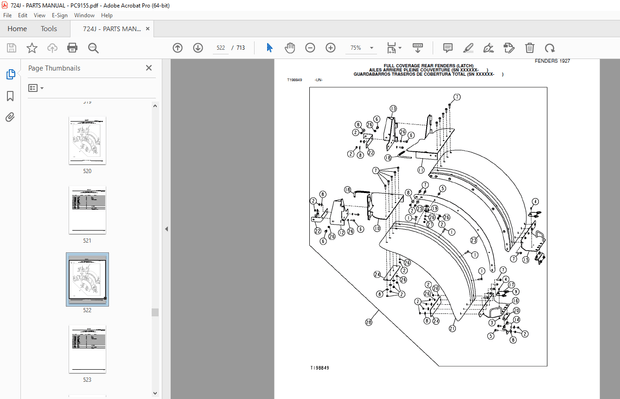 John Deere 724J LOADER Parts Manual PC9155 - PDF DOWNLOAD