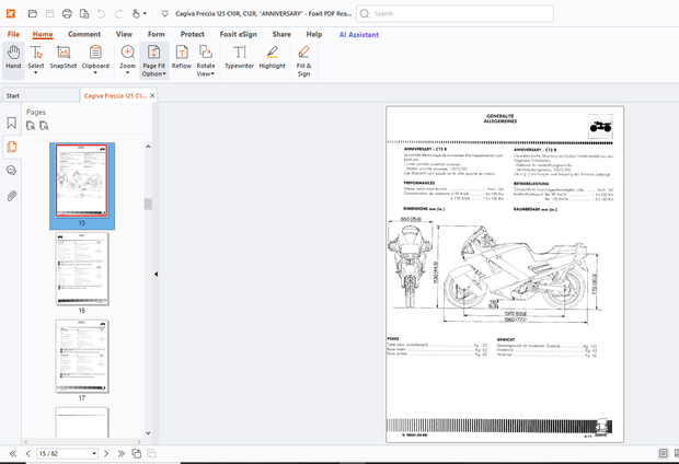 Cagiva Freccia 125-C10R Freccia 125 Anniversary Freccia 125-C12 R Workshop Manual - PDF DOWNLOAD
