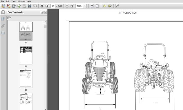 New Holland Workmaster 33 &amp; 37 Tier 4B (final) Compact Tractor Service Manual (47881877)