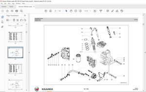 KRAMER Wheel loader 880 Spare Parts List Manual SN345020001 – PDF DOWNLOAD