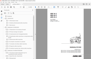 AMMANN ARX 36-2 ARX 40-2 ARX 45-2 MANUALE D’USO - PDF DOWNLOAD