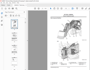 Hitachi EX8000-7 Hydraulic Excavator FCO Cummins engine Operational Technical Manual PNTOKHA90 - PDF