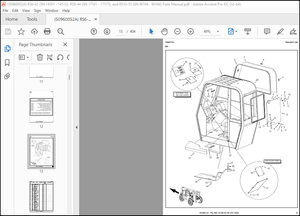 Gehl RS6-42 (SN 14501 – 14512), RS8-44 (SN 17101 – 17117) &amp; RS10-55 (SN 90104 – 90166) Parts Manual 
