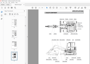 Hyundai R60CR-9A Compact Excavator Operator’s Manual 2023 – PDF DOWNLOAD