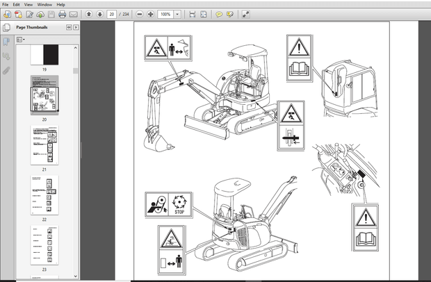 Komatsu PC20MR-2 Galeo Hydraulic Excavator Operation &amp; Maintenance Manual (15001 and up) PDF