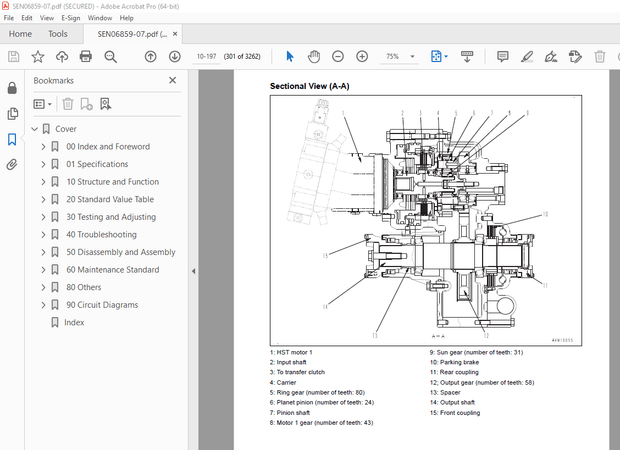 Komatsu WA200-8E0 Wheel Loader Shop Manual SEN06859-07 - PDF DOWNLOAD 