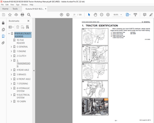 Kubota B1830 B2230 B2530 B3030 Tractor Workshop Manual – PDF DOWNLOAD
