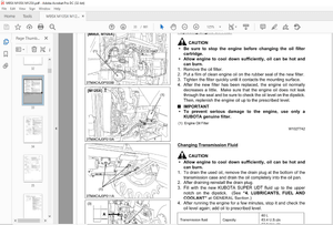 Kubota Tractor M95X M105X M125X Workshop Manual – PDF DOWNLOAD