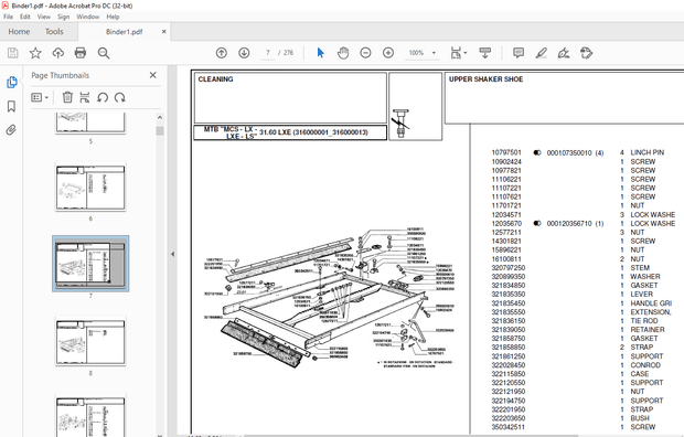 Laverda 3160 Agricultural Tractor Parts Manual – PDF DOWNLOAD