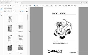 Advance Terra 3700B Service Manual 9084203010 - PDF DOWNLOAD