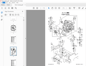 Sakai Vibratory Pneumatic Tired Roller GW754 Parts Manual – PDF