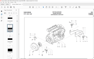 KRAMER Wheel loader 380 Spare Parts List Manual – PDF DOWNLOAD