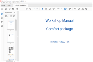STILL STED Forklift Comfort package Workshop Manual – PDF DOWNLOAD