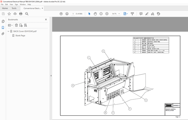 Thomas Built Buses CONVENTIONAL 2004 ELECTRICAL WIRING MANUAL – PDF DOWNLOAD