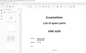 KRUPP KMK 6200 Truck Crane Parts Manual 2085703 EN_DE – PDF DOWNLOAD