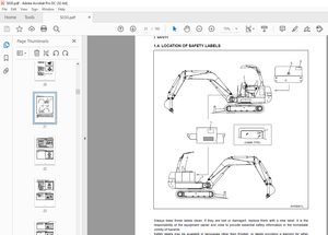 Daewoo Excavator Solar 030 Plus and 035 Serial Shop Manual - PDF DOWNLOAD
