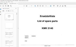 KRUPP KMK 5140 Truck Crane Parts Manual 2222211 EN_DE – PDF DOWNLOAD