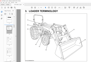 Kubota Front Loader LA714AU-C Workshop Manual – PDF DOWNLOAD