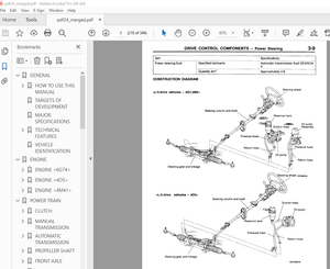 Mitsubishi Pajero 2001 Technical Information Manual PYJE0001 PDF