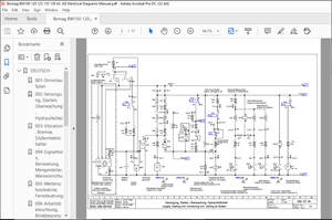 Bomag BW100 120 125 135 138 AC AD Electrical Diagrams Manual – PDF DOWNLOAD