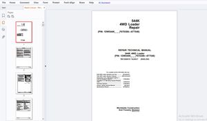 JOHN DEERE 544K 4WD LOADER REPAIR TECHNICAL MANUAL TM13369X19 - PDF DOWNLOAD