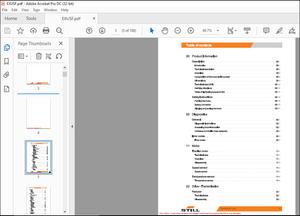 Still Electric Pallet Truck EXU-SF-20 WORKSHOP MANUAL – PDF DOWNLOAD