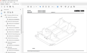 Ammann APR 25/50 Hatz 1B20 Spare Parts Manual SN 00000001 - PDF
