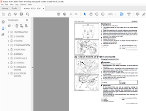Kubota Tractor B2301 B2601 Workshop Manual – PDF DOWNLOAD