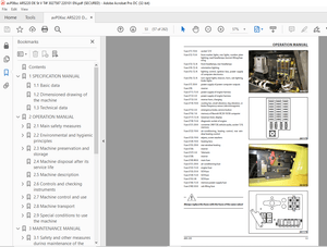 Ammann ASC 220 Single Drum Roller Operating Manual 3027587 - PDF