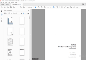 Ammann AV 70 X Kloubový tandemový válec Návod k obsluze 4062010 - PDF