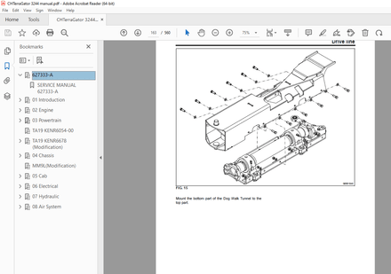 Challenger Terra Gator 3244 Chassis Service Manual - PDF DOWNLOAD