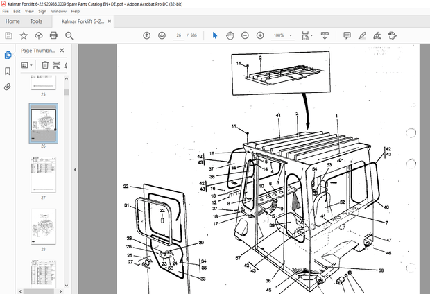 Kalmar LMV 6-22 Parts Catalogue Manual 920936.0009 – PDF DOWNLOAD