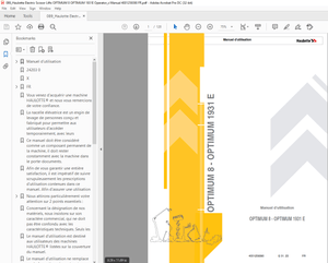 Haulotte Forklift OPTIMUM 8 – OPTIMUM 1931 E Manuel d’utilisation – PDF DOWNLOAD