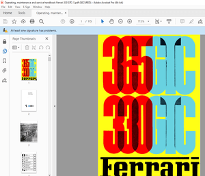 Ferrari 365 GTC 330 GTC 330 GTS Operating Maintenance &amp; Service Manual - PDF DOWNLOAD