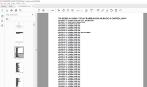 Tadano Crane TM-ZE260 41008401703A FRAME/HOOK-IN,RADIO CONTROL,NAVI Parts Manual - PDF DOWNLOAD