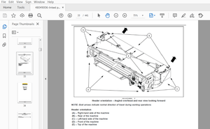 New Holland Durabine 416, 419 &amp; 416 Specialty Disc Header Service Manual (48049006)